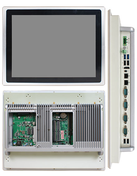 Jetway HPC150C-DCP1135G7 PanelPC (Intel Tiger Lake i5-1135G7) [15.0" Touch Panel TFT, <b>IP65</b>]