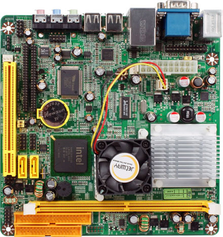 Jetway NC92-330-LF (with integrated Atom 2x 1.6Ghz CPU)